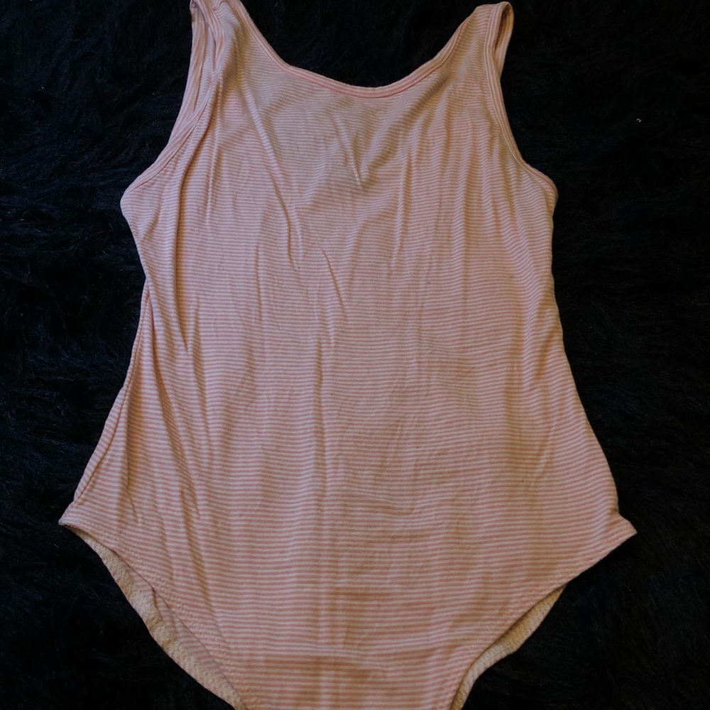 Forever 21 Striped Bodysuit